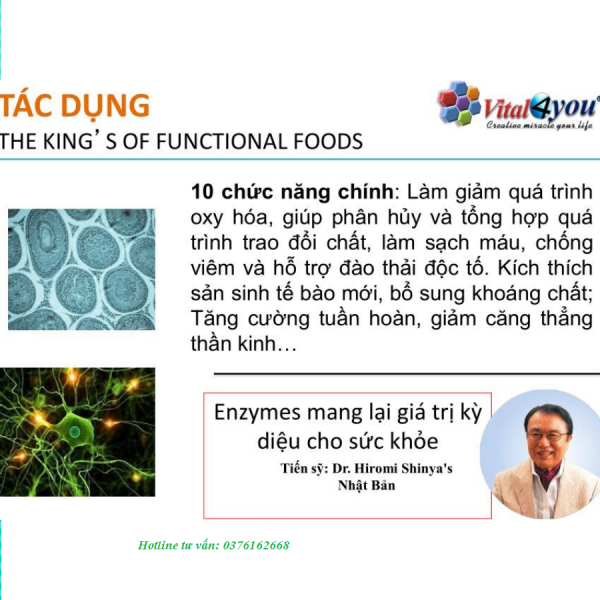 Vital enzymes tăng sức đề kháng cho mẹ và bé, giúp lợi sữa