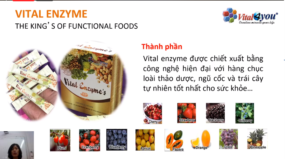 Vital enzymes thanh lọc cơ thể từ Hàn Quốc
