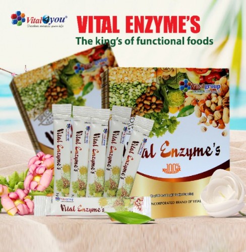 Vital Enzymes giúp thanh lọc cơ thể hỗ trợ tiêu hóa khỏe mạnh